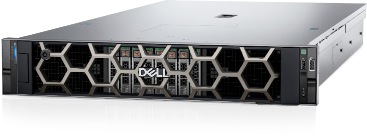 Front view of the Dell PowerEdge R760xa server