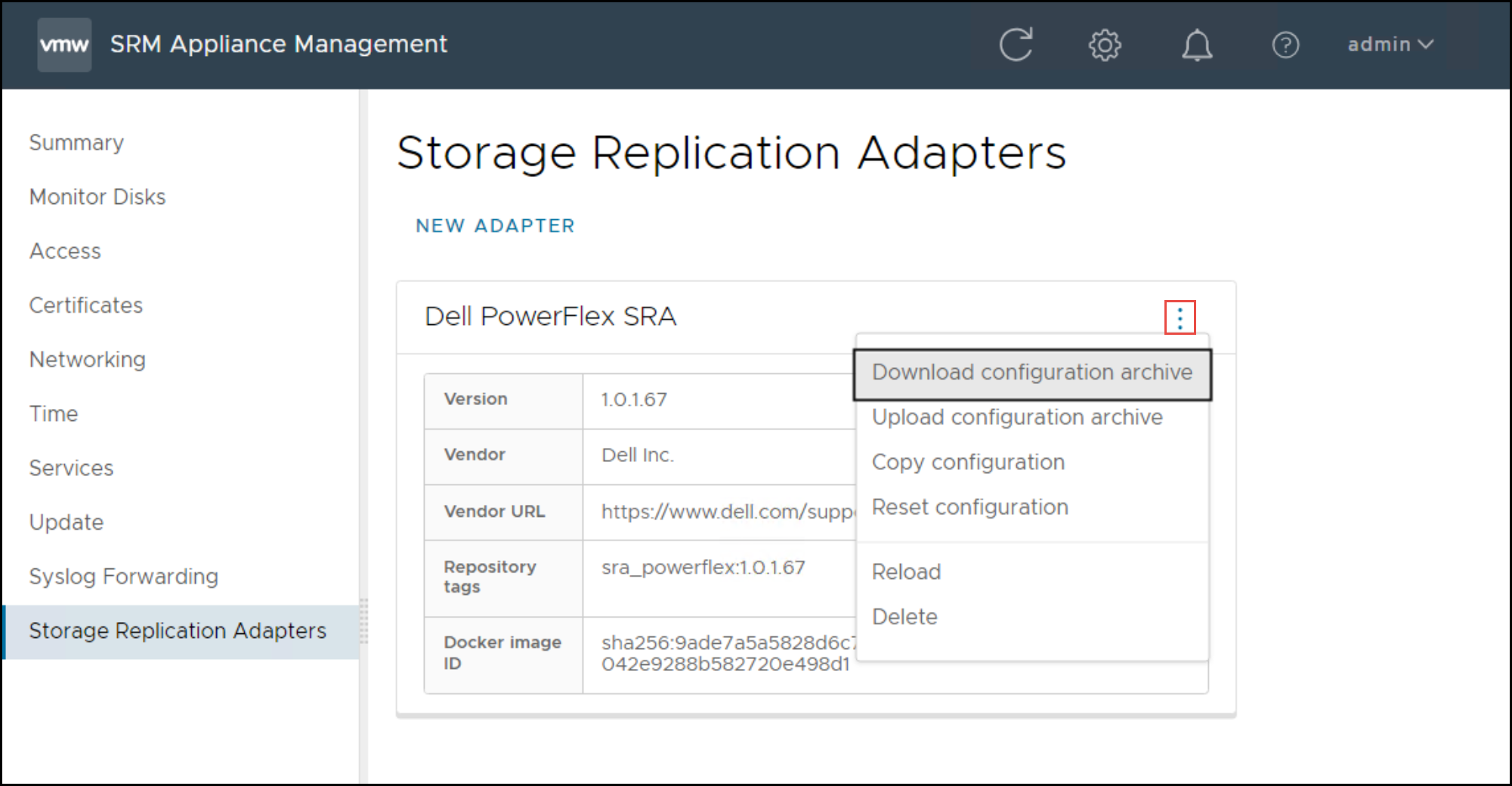 This image is a screen capture of the Download SRA archive.