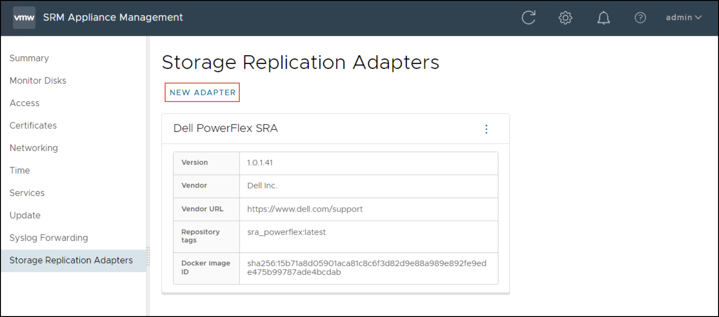 This image shows a screen capture of Upload new adapter - Step 1.