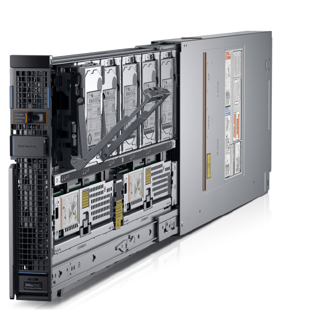This image shows the PowerEdge MX5016s storage sled.