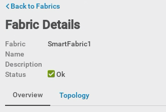 Fabric status details