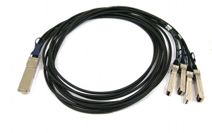 QSFP+ to SFP+ breakout cables: Direct Attach Copper (DAC) breakout