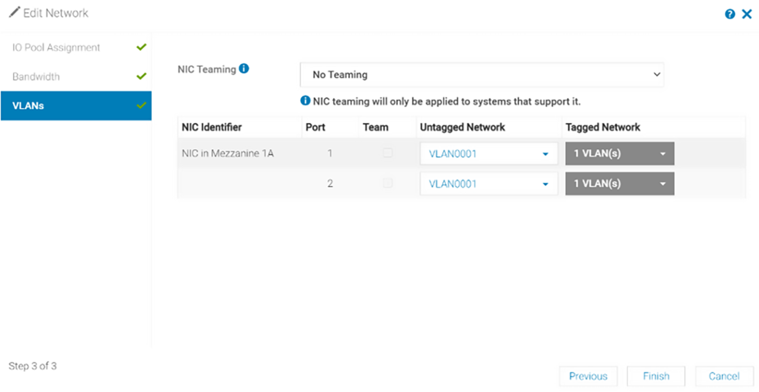 Server template network settings - no FCoE
