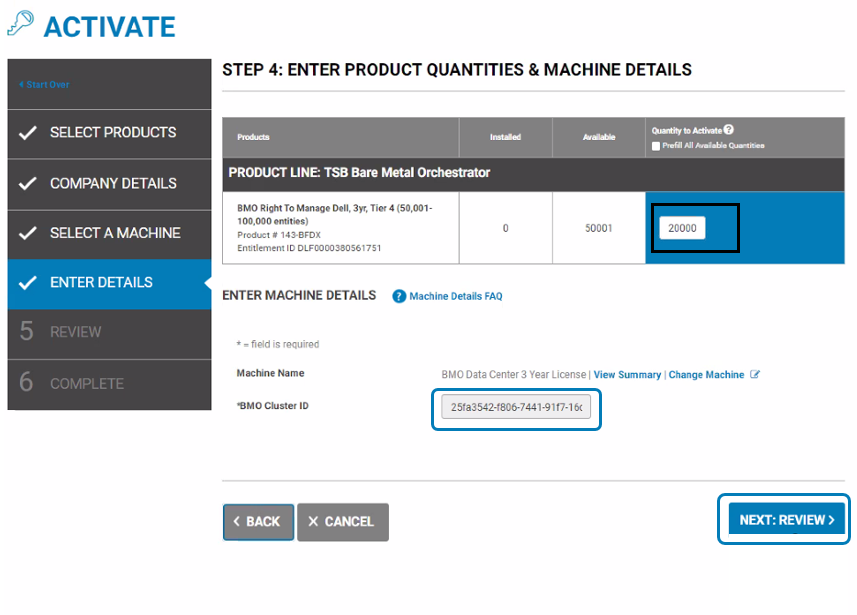 machine details add RTM