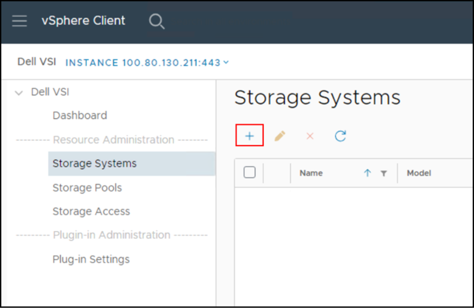 Dell VSI - Add PowerFlex storage system