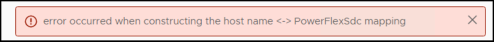Error constructing host name message