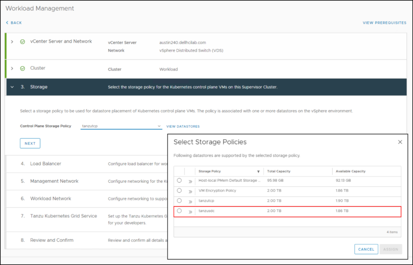 Workload Management – Step 3