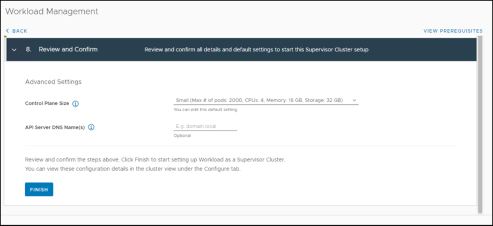 Workload Management – Step 8