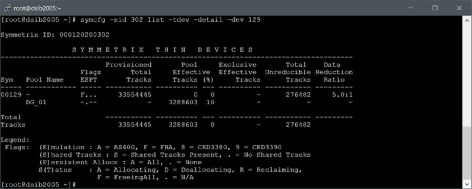 Data Reduction detail in Solutions Enabler 