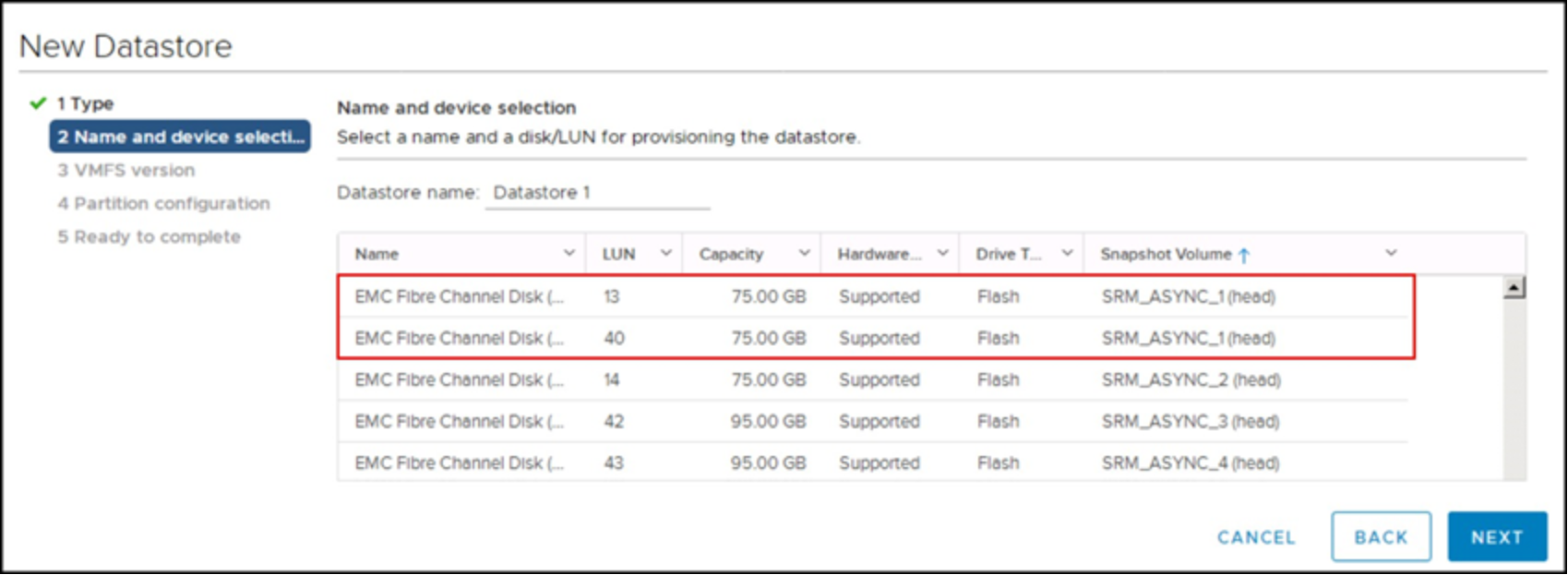 Attempt to mount duplicate extents