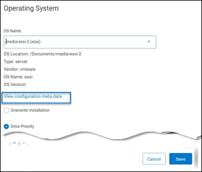 operating system settings