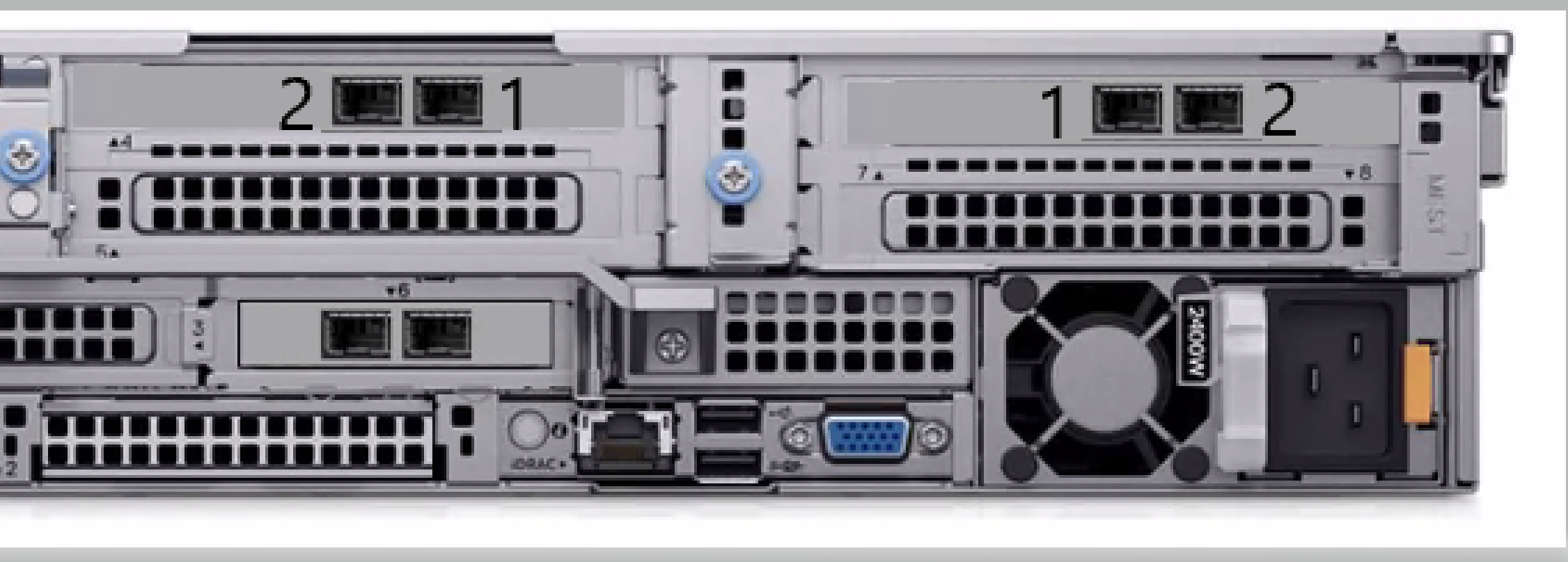 Image showing PCIe slots