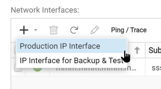 This diagram show the NAS network in Unisphere as being defined as a Production IP Interface.