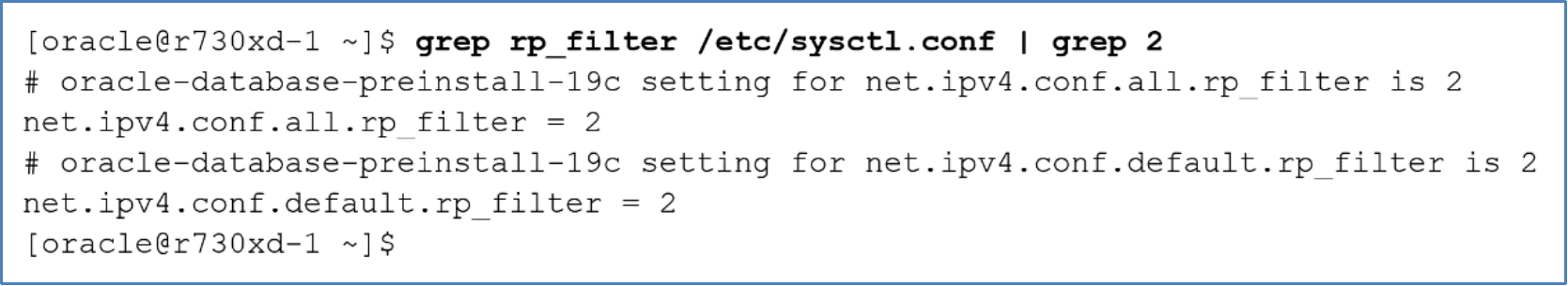 This diagram shows loose Ipv4 filtering being configured in /etc/sysctl.conf.