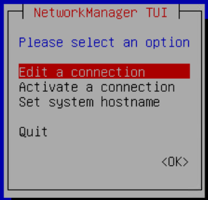 Network Manager TUI