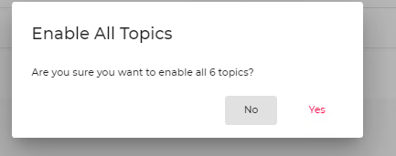 Enable All Topics confirmation