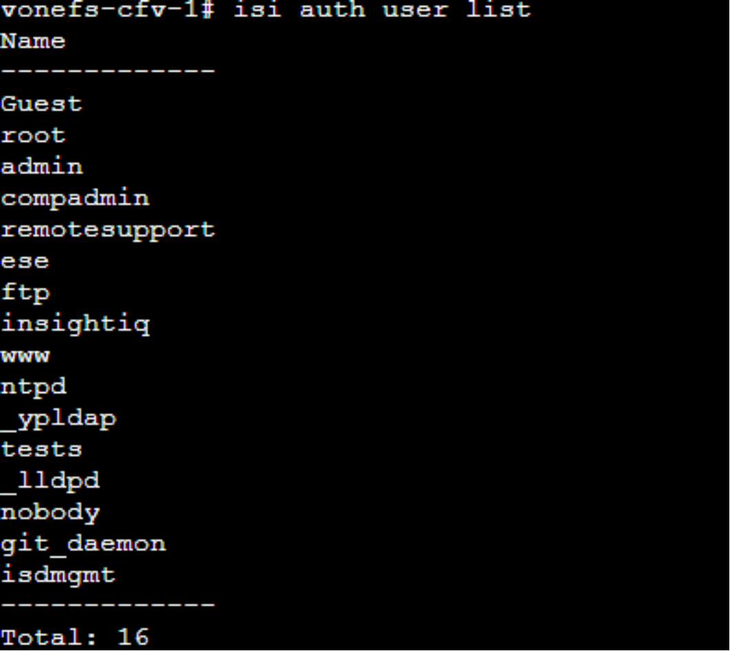 This figure shows the authentication service status.