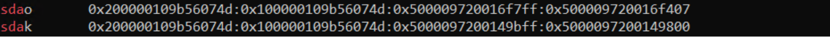 multipathd show paths output from CLI showing array WORLD WIDE NODE NAME