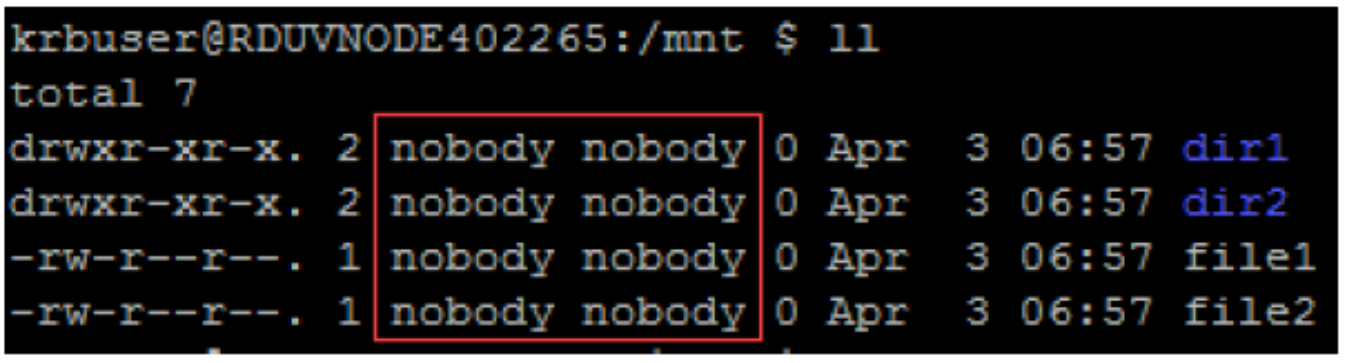 This figure shows the nobody issue.