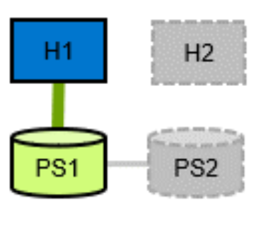 Local connectivity shows host and storage connectivity within local site only