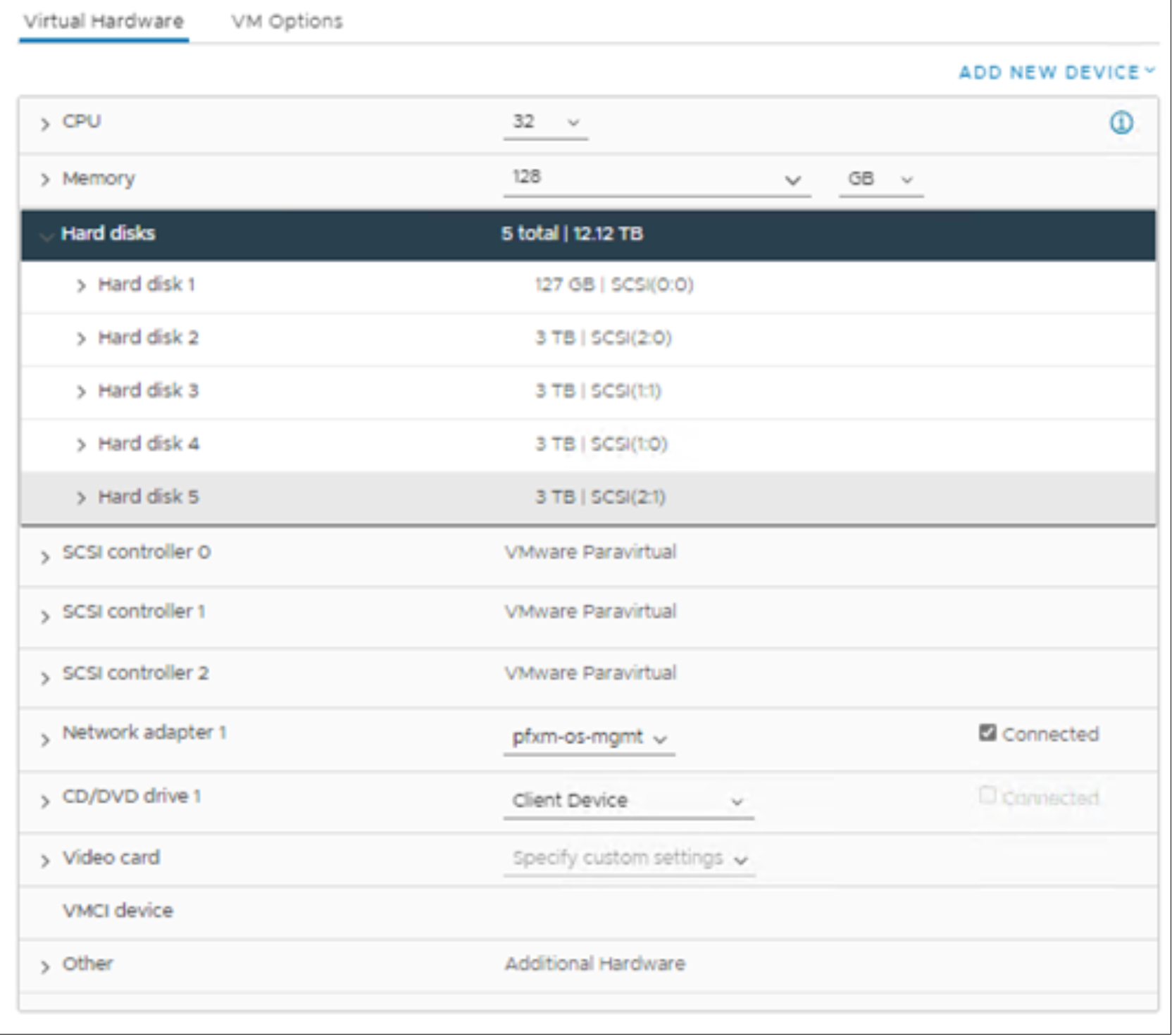 This screenshot shows the Delphix data resource settings.