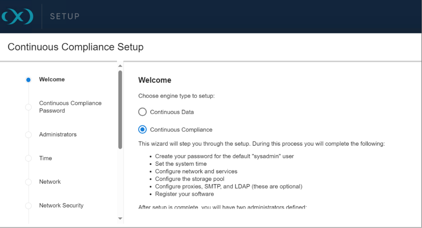 This is a screenshot of the delphix engine dashboard.