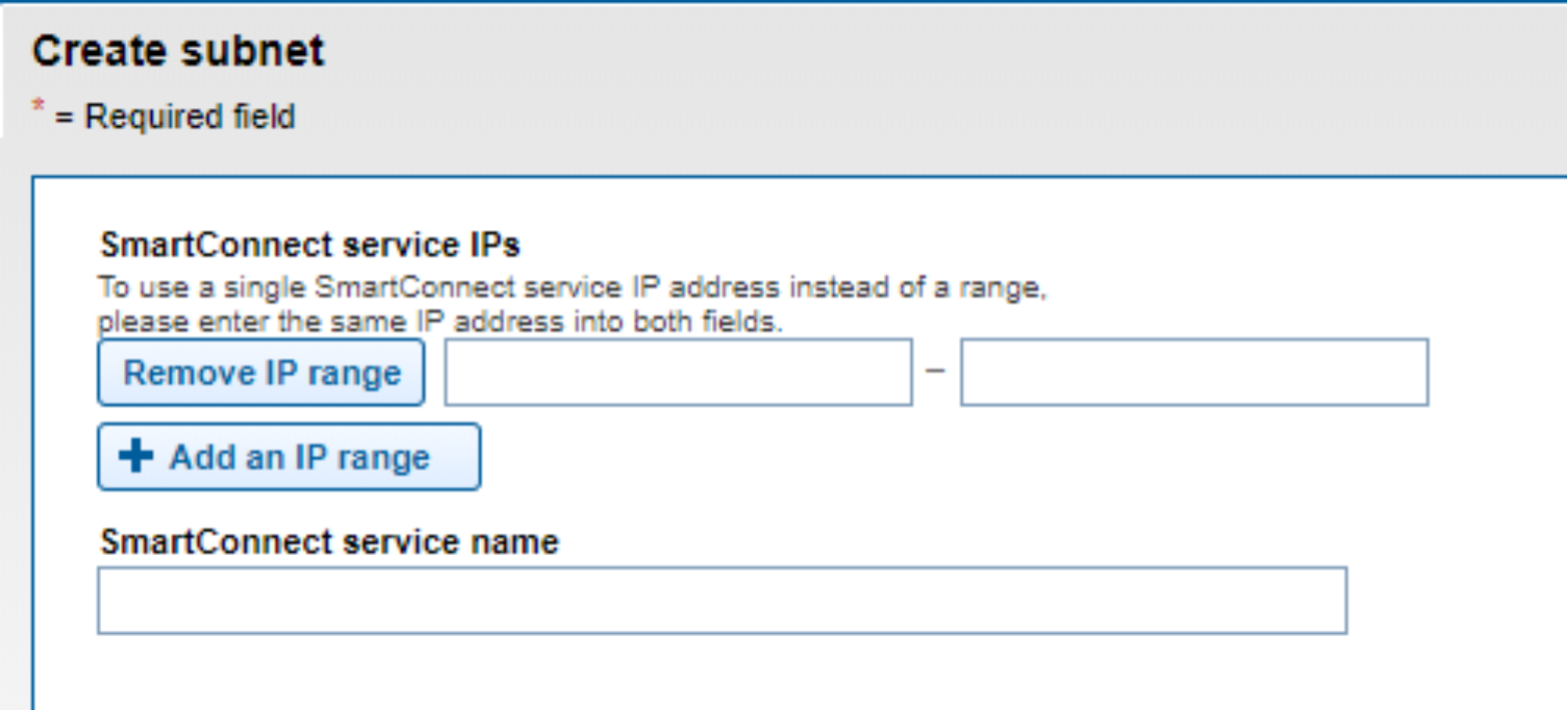 A figure illustrating the WebUI SmartConnect service name