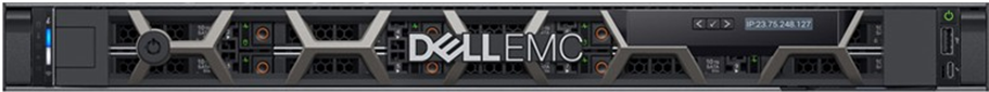 Dell EMC PowerEdge R640 server - front view