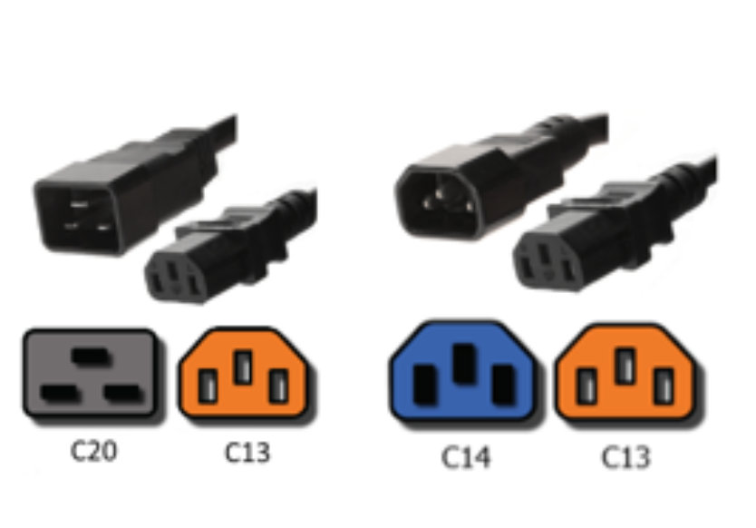 C13/C20 and C13/C14 connectors