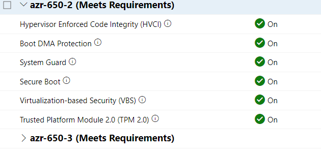 AX nodes requirements met