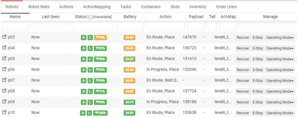 inVia ROC UI example