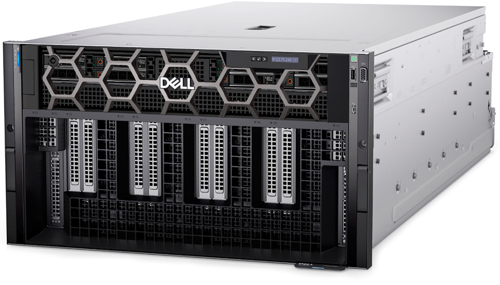 Figure 1 is a photograph of the front of the PowerEdge XE9680 server