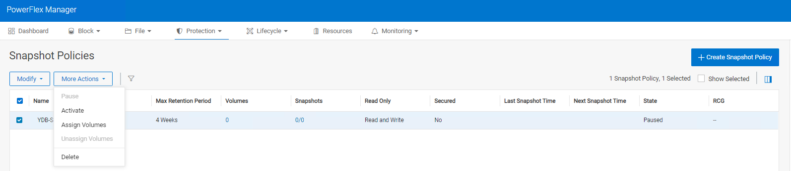 This figure shows how to add a policy.