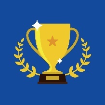 Victory golden trophy icon. Sparkling gold cup with star and laurel ...